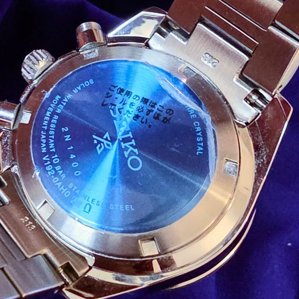 Seiko Prospex Speedtimer Solar Luxury Chrono Mens Watch
